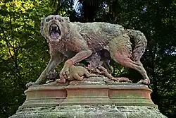 "La Louve" by entrance to the Garden of the “Grand Rond” in Toulouse.