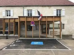 The town hall in La Loye
