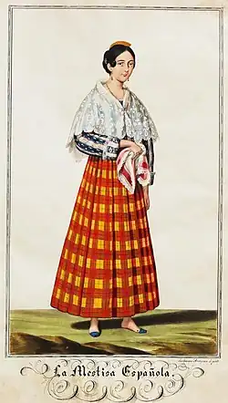 La Mestisa Española (A Spanish Mestiza Filipina) by Justiniano Asunción