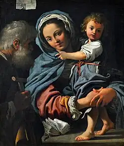 The Holy Family, oil on canvas, Louvre, Paris