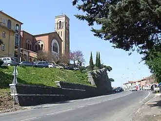 The Cathedral of the Sacred Hearts of Jesus and Mary, along the Via Cassia in La Storta