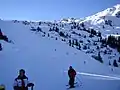 La Tania is known for its many wild ski-runs
