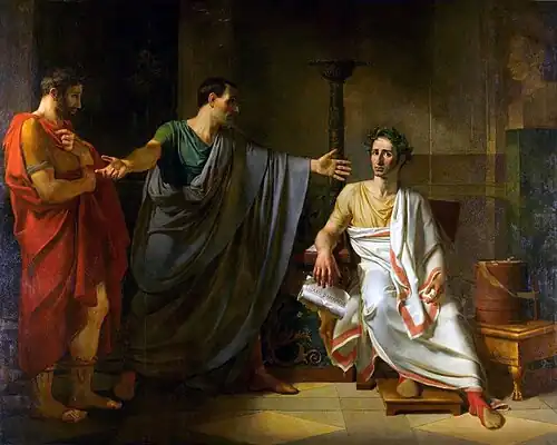 The Clemency of Caesar by Abel de Pujol