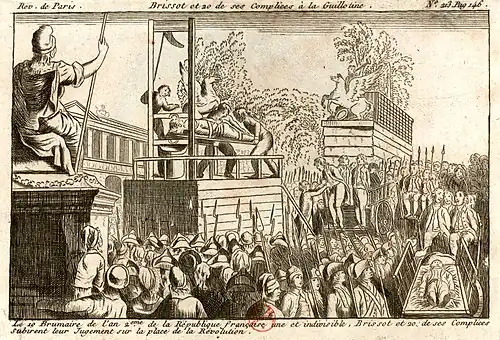 The execution of the Girondins