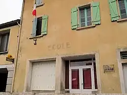 The town hall in Counozouls