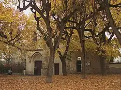 The old church next to the château.