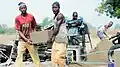 Fab-yard laborers at a fab plant (2017)