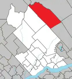Location within Portneuf RCM
