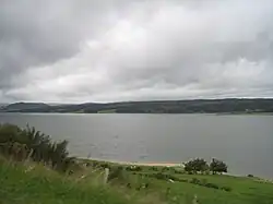 The Lac de Naussac, an artificial lake