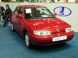 Pre-facelifted VAZ-2110 at the 2005 Geneva Motor Show