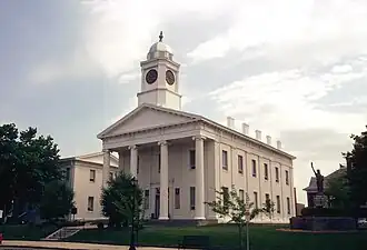 The Lafayette County Courthouse in Lexington, June 2000