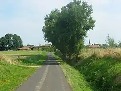 A general view of Lagarde-Hachan