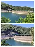 The Osiglia dam barrier (elevation 637 m)