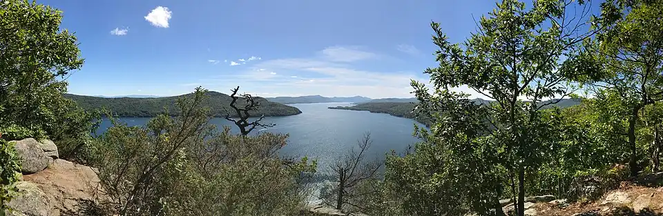 Above Cook's Bay, facing south