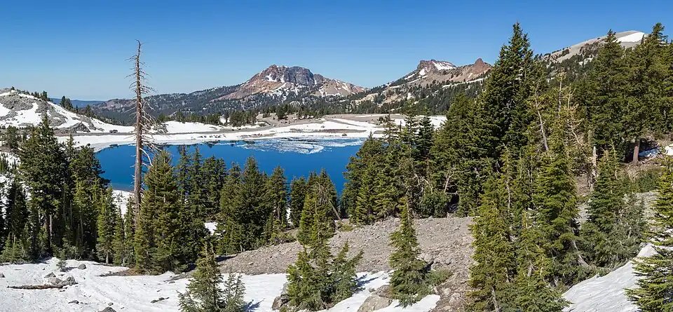 View of Lake Helen in June 2020