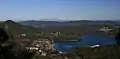 Lake Iruka seen from Mount Owari-Haku