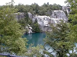 Lake Minnewaska at Minnewaska State Park Preserve.