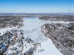 Aerial view in the wintertime (2026)