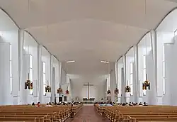 Nave, facing altar