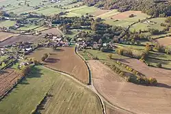 An aerial view of Lalouret