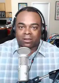 Lamarr Wilson looking at the camera during the Daily Tech News Show podcast on June 3, 2014