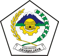 Former emblem of Jayawijaya Regency.