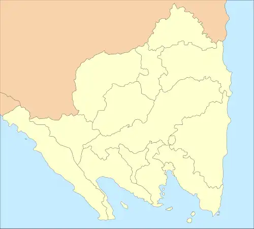 Siger Tower is located in Lampung
