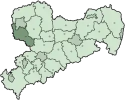 Location of Leipziger Land