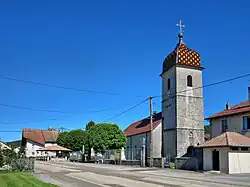 The church in Landresse