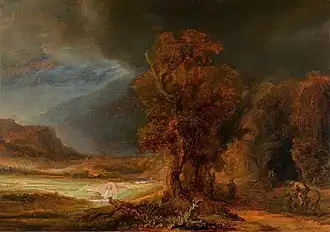 The Landscape with Good Samaritan (1638), Czartoryski Museum, Kraków, Poland