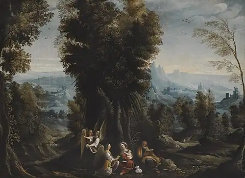 Rest on the Flight into Egypt, priv. coll.