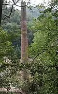 The old cymney stack of Carlo Barbera textile factory