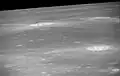Oblique view of Lansberg B (lower right), Lansberg D (upper left), and Lansberg F (upper right) from Apollo 14