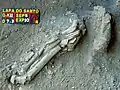 Burial 5. Excavation at phase 10.