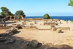 Remains of a basilica and a cemetery