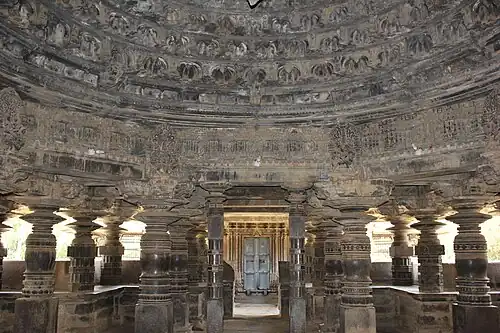 Part of the octagonal hall