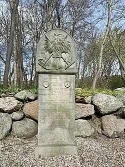 Memorial for Jens Pedersen at Sæby Church, Hornsherred (1833)