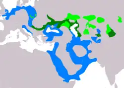 Map of range