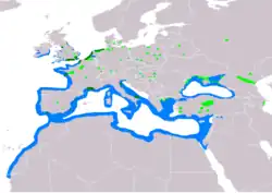 Map of range