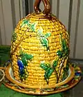 Late 20th century majolica, fake Minton, running glazes, wrong colours, fake makers marks.