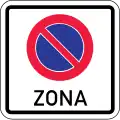 No parking area