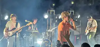 (L-R) Henry Pearl, Sawyer Nunes, Jude Ciulla-Lipkin, and Henry Weingartner performing in 2024.