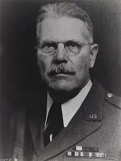 1935 black and white head and shoulders photo of Brigadier General Laurence Halstead in dress uniform