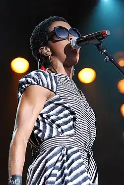 Image 36American rapper and singer Lauryn Hill is known as the "Queen of Hip Hop". (from Honorific nicknames in popular music)