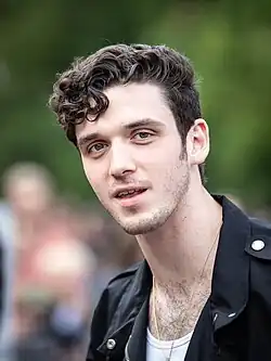 A person facing the camera