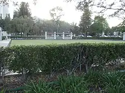 Lawn bowling green