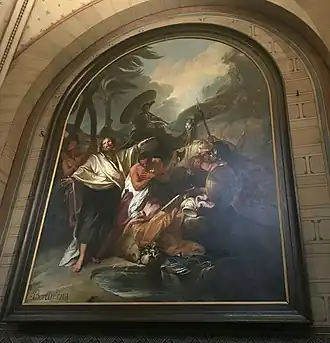 "The Baptism of the Eunuch of the Queen of Candace" by Nicolas Bertin (1668–1736)