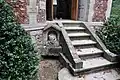 The decorated stairs of the Château d'If