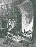 Gustave Doré's illustration of La Fontaine's fable, 1867
