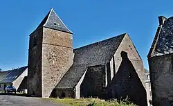 The church in Le Vernet-Sainte-Marguerite